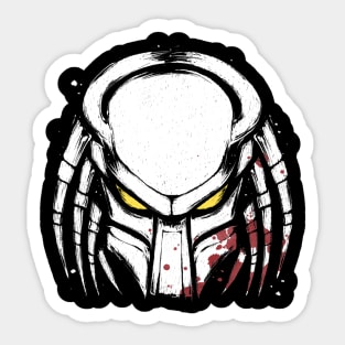 Predator Mask Sticker